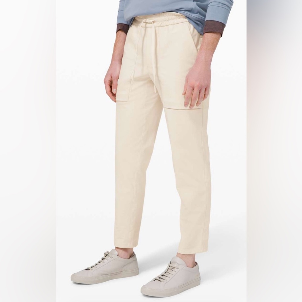 Lululemon‎ | Bowline Utilitech Pant | White Opal | Small | Like New!!